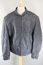 BLACK LEWIS LEATHER BIKER