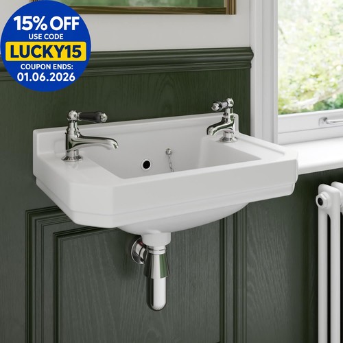 Wall hung bathroom sink basin - wall,