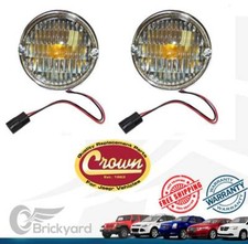 GENUINE SET CROWN FITS JEEP CJ5 CJ7 CJ8 FRONT SIGNAL PARKING LAMP 1976 1/2  1986