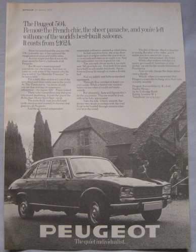 1972 peugeot 504 - 1972,