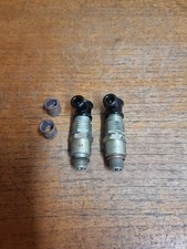 2 x Vintage Klg Wf 50 Weather Proof Spark Plug With Mounting Cap Sparking Plugs