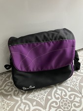 Silver Cross Wayfarer Pioneer Baby Hanging Bag Black Purple