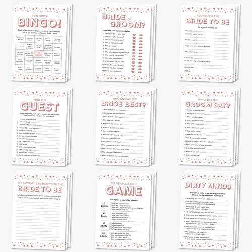 Hen party games - games, |