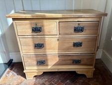 Antique Victorian pine chest