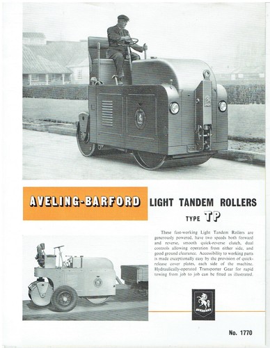 Aveling barford series - tp,