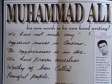 GENUINE "MUHAMMAD ALI" HAND