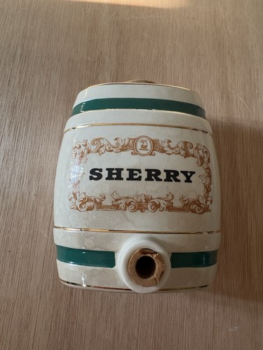 Vintage ceramic sherry barrel - ceramic,
