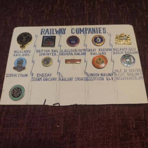 Enamel badges railway - enamel,