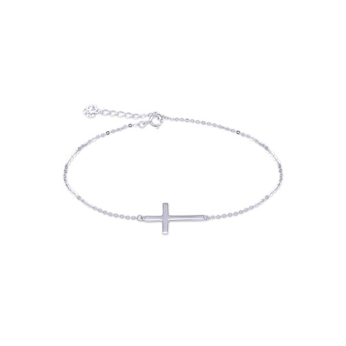 14k solid white gold - 14k, sideways