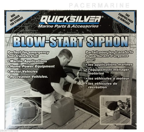 Quicksilver blow start fuel - start,