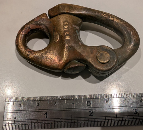 Snap shackle bronze - 3",