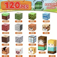 120pcs Magnetic Building