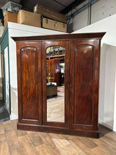 Victorian Mahogany Triple