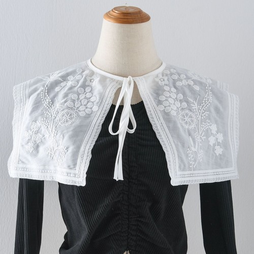 Half shirt blouse embroidered - blouse,