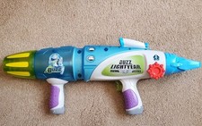 Disney Toy Story Buzz Lightyear Space Ranger Blaster Gun Lights Sounds No Balls