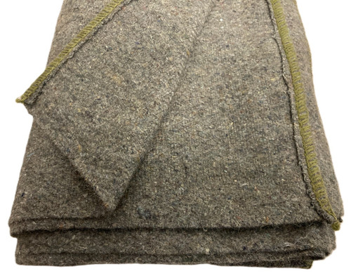 Wool blanket army style khaki - army,
