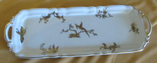Bernardaud Queen Elisabeth Birds of Paradise Porcelain Cake Dish