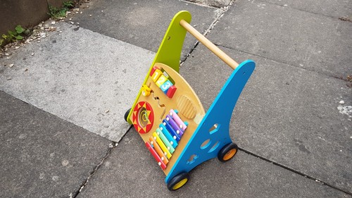 Baby walker wooden first steps - baby,