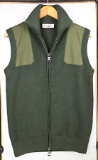 JAMES PURDEY SONS Made in Italy Wool Full Zip Hunting Gilet Vest Mens Sz Small