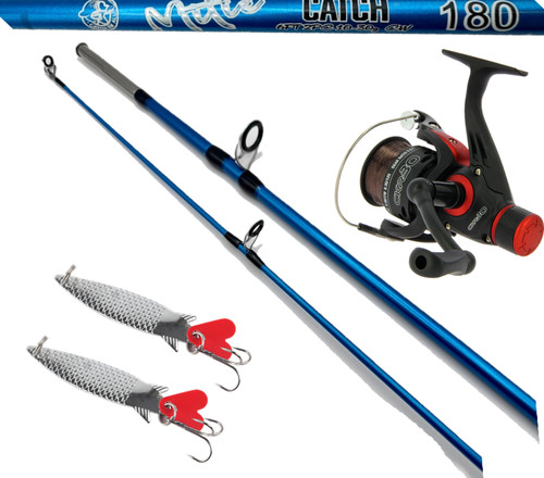 6ft 2pc fishing rod reel - rod,