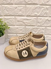 Womens Camper Twins Krypton Trainers Taupe Blue Leather Size 6.5 UK 40 Sneakers 
