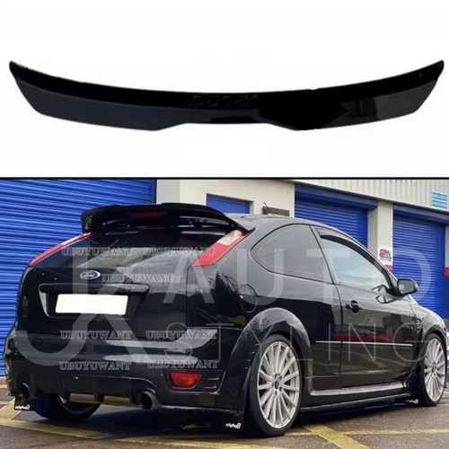 Gloss black spoiler extension - spoiler,