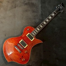 [FERNANDES] RAVELLE Red EMG PU W/Gig bag Electric Guitar Used From Japan w/Case