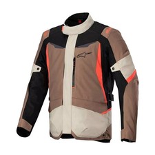 ALPINESTARS GIACCA ST-1 WP JACKET 866 DARK KHAKI SAND BLACK RED