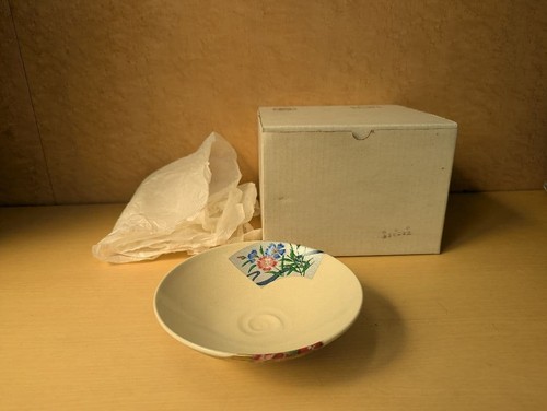 Matcha bowl floral pattern - matcha,