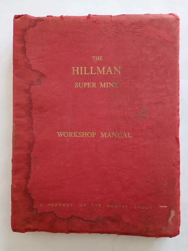 The hillman super minx - hillman,