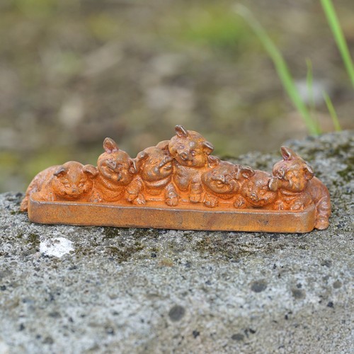 Cast iron pigs trough - cast, at