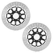 Pair Front Brake Discs Rotors