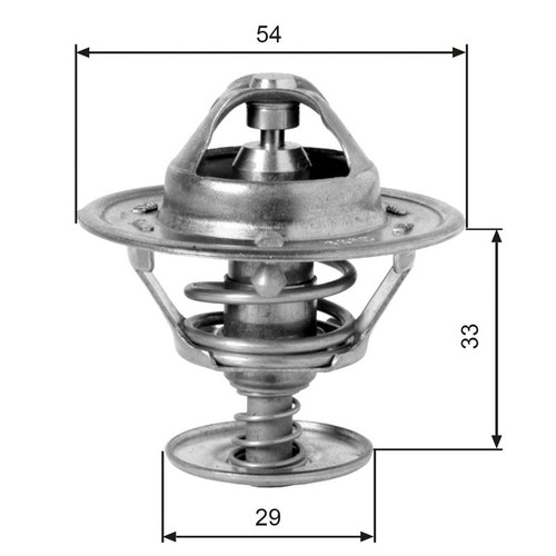 Gates thermostat coolant fits - gates,
