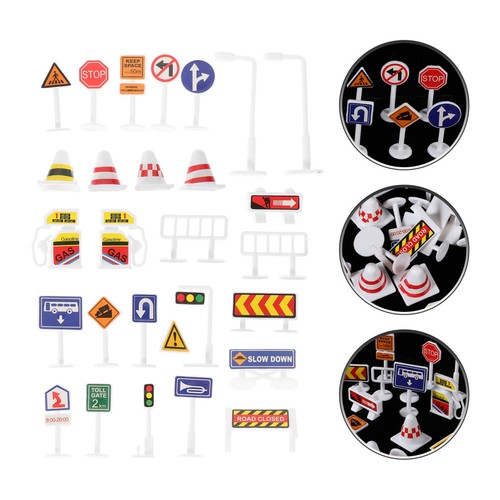 Pcs traffic signs road - 28,