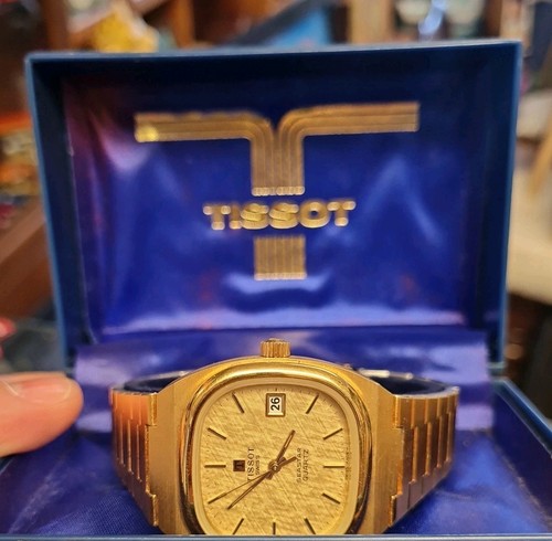 Vintage mens tissot - mens, gold