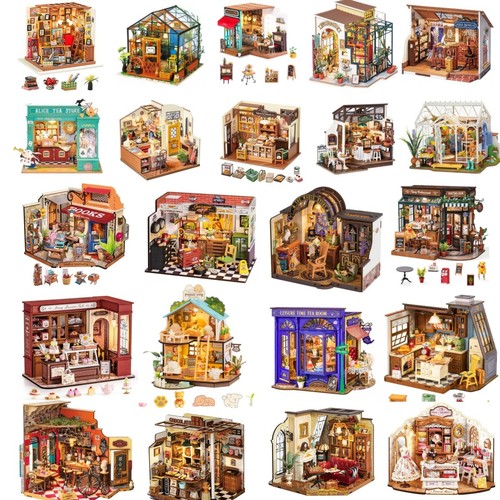 Rolife diy wooden dollhouse - wooden,