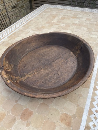 Large hand carved wooden - hand,