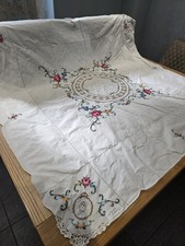 Vintage Cream Embroidered