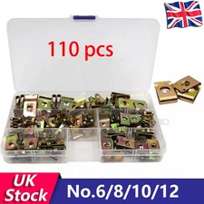 110Pcs U Nuts Kit Speed