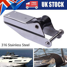 200mm Marine 316 Stainless Steel Bow Boat Anchor Roller with pivoting Roller