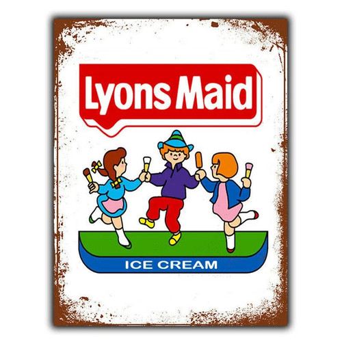 Lyons maid ice - ice, metal