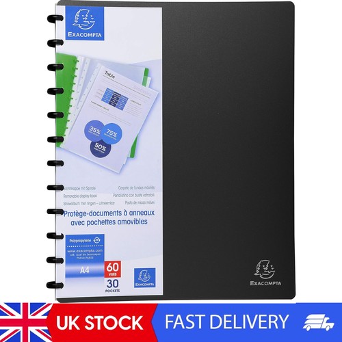 Display book with rings - with, a4