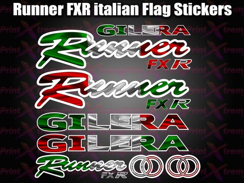 Gilera runner fxr italian - gilera, flag