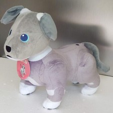 Sony AIBO ERS-1000 Large Robot Pet Dog Plush Toy Soft Silver Blue