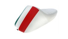 Vespa Seat White Tricolre