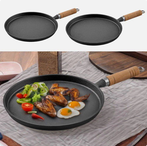 Cast iron round skillet - cast,