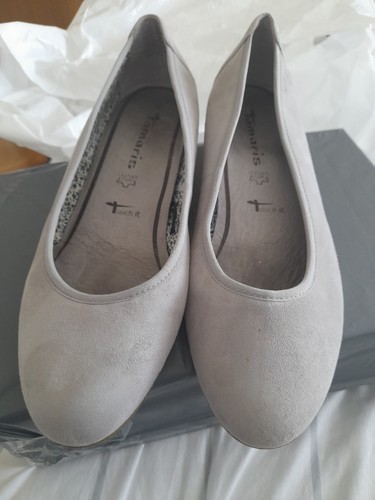 Tamaris grey suede leather - tamaris,
