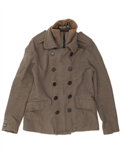 Superdry mens pea coat 40 - mens,