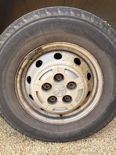 Steel wheel with tyre - tyre, fiat