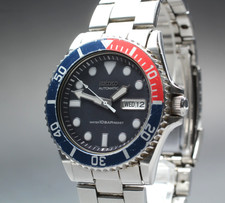 Vintage [Exc+5] SEIKO Divers 7S26-0040 Pepsi Day/Date Automatic Mens Watch Japan
